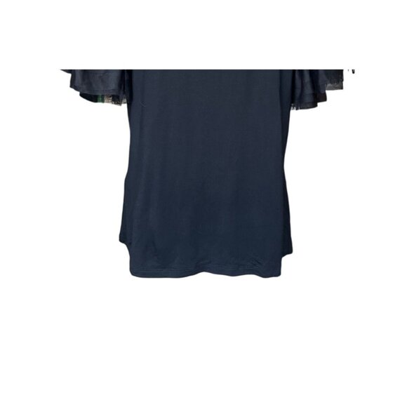 On 34Th Puff Ruffle Sleeve Boho Top Size L NWT Witchy Fairy Grunge Whimsigoth - Picture 6 of 11